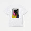 予約：urday【Animal／Black Cat／G】フォトTシャツ（6214581）ホワイト/urday（マミアン）