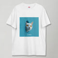 urday【Animal／White Cat／LB】フォトTシャツ（1298002）ホワイト/urday（マミアン）