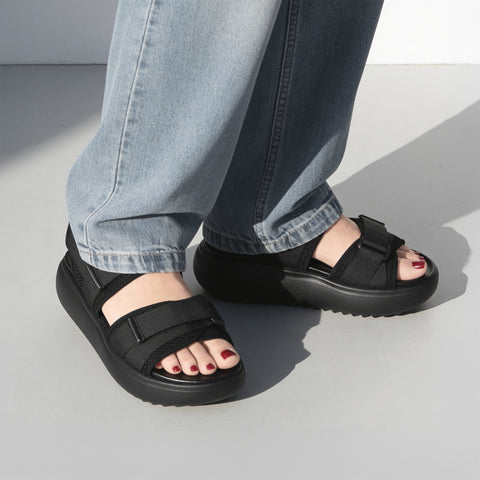 予約：2026SS：厚底スポーツサンダル（c10003）ブラック