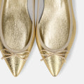 2025AW：シャイニー バレエシューズ（m17012）ゴールド/mamian（マミアン）