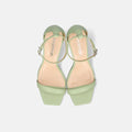 2026SS：シンプル ストラップ サンダル（735）ミント/mamian（マミアン）