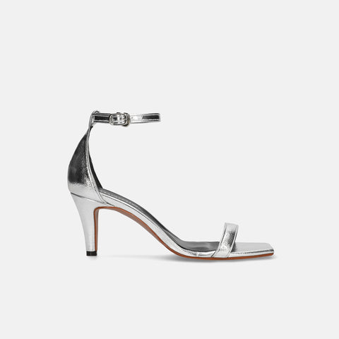 15% OFF: 2024SS: Simple Strap Sandals (735) Silver