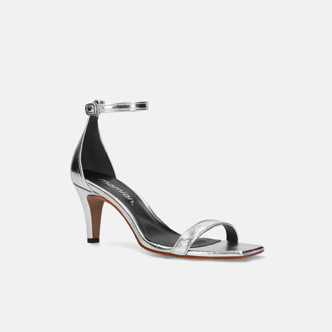 15% OFF: 2024SS: Simple Strap Sandals (735) Silver